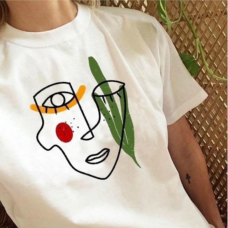 Art Face T-Shirt - Aesthetic Clothing