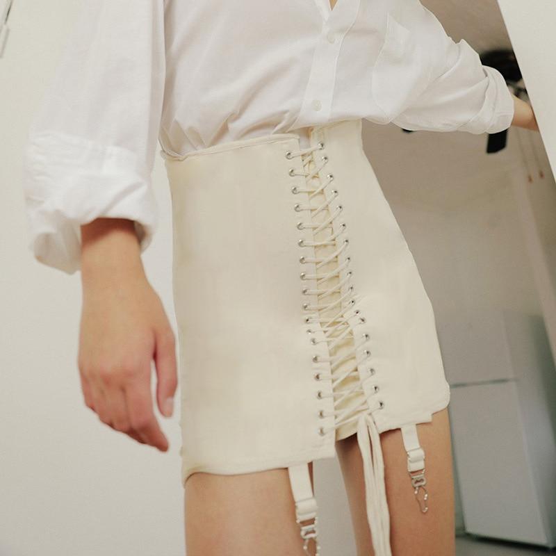 Bandage Lace Up Skirt - Aesthetic Clothing