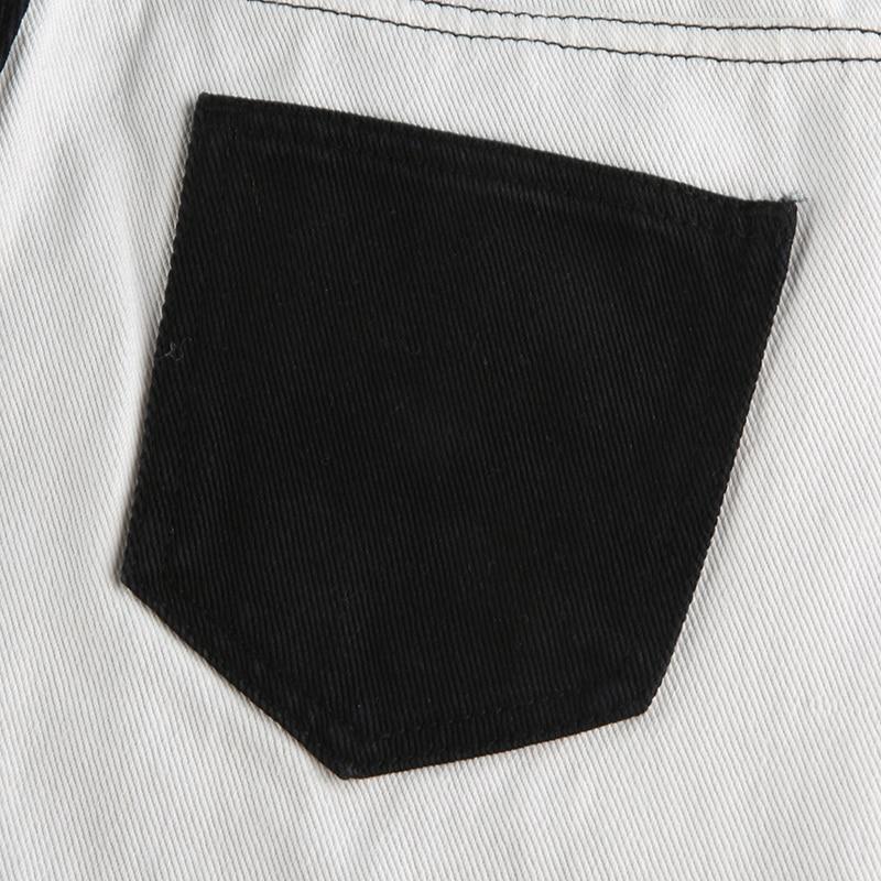 Black And White Jeans - Aesthetic Clothing
