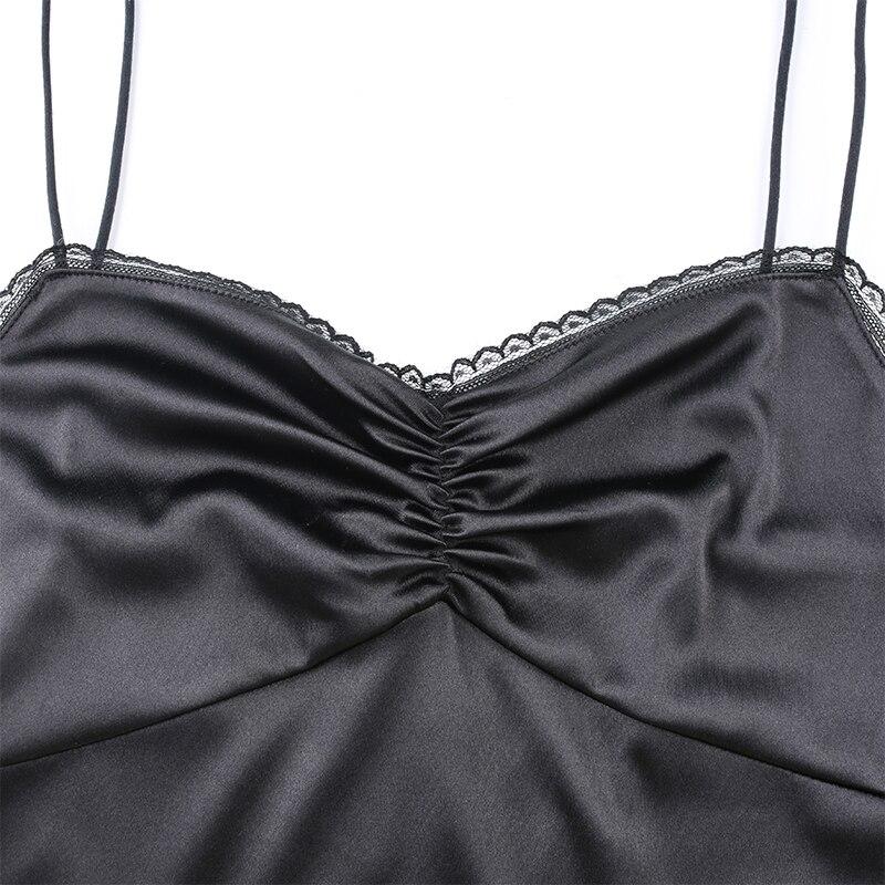 Black Bodycon Mini Dress - Aesthetic Clothing