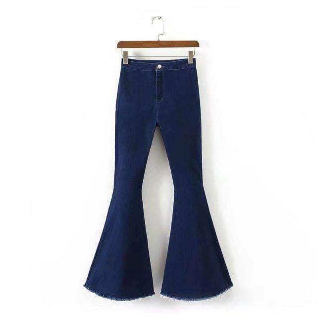 Blue Denim Skinny Jeans - Aesthetic Clothing