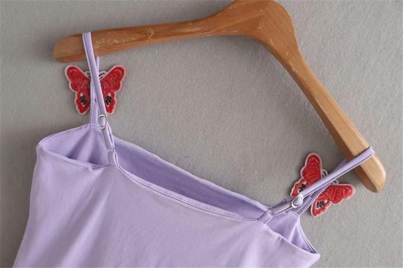 Butterfly Mini Dress - Aesthetic Clothing