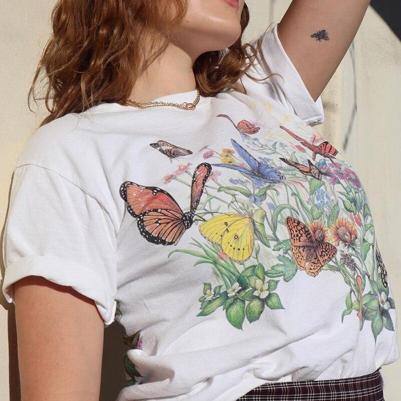 Butterfly Print Shirt - Aesthetic Clothing