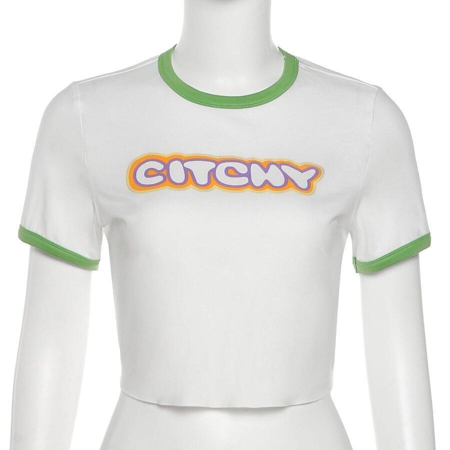 Citchy Crop Top - Aesthetic Clothing