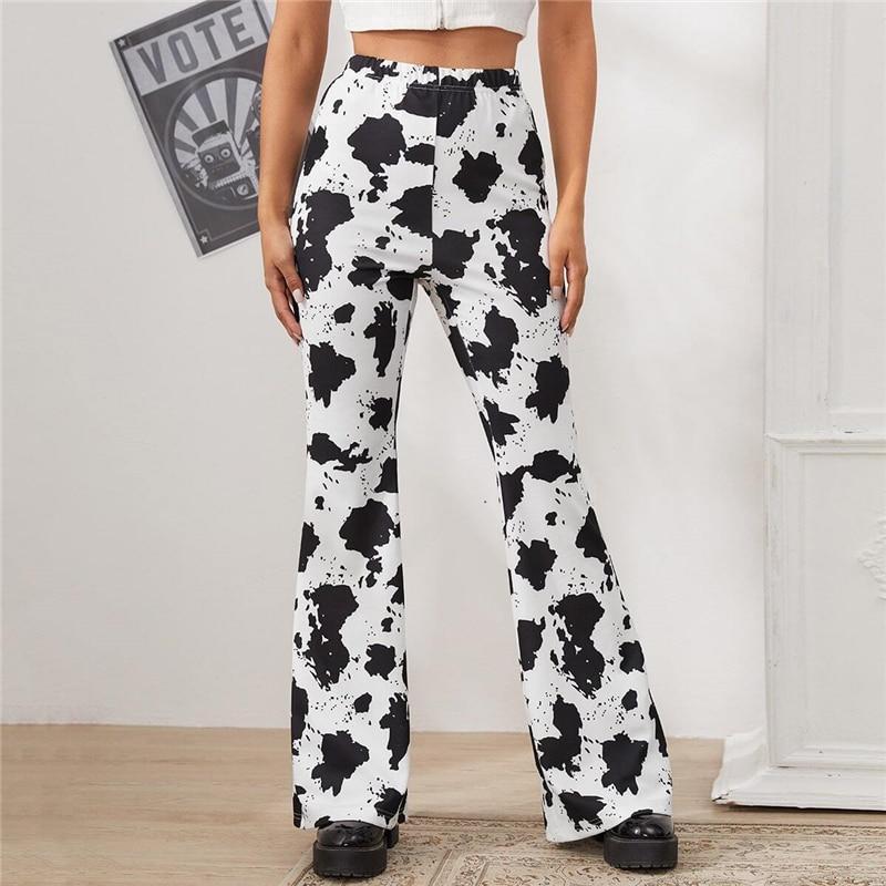 Cow Pants Women - Aesthetic Clothing