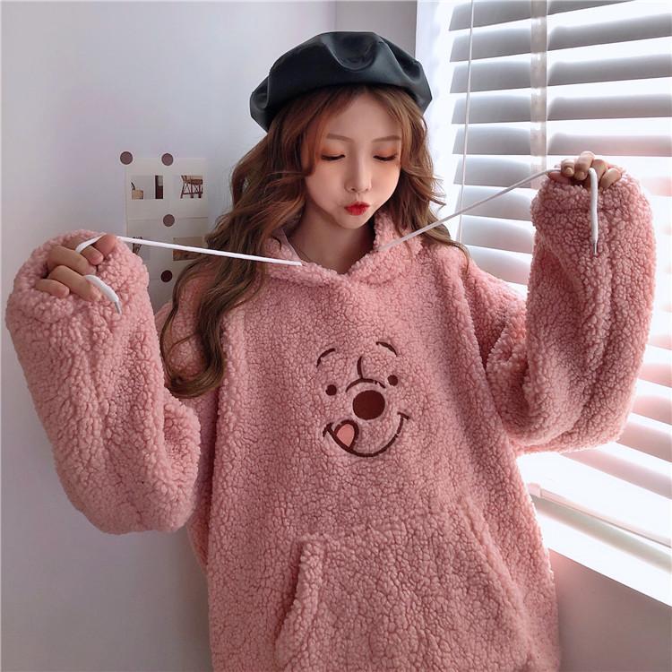 Cute Bear Hoodie - Aesthetic Clothing