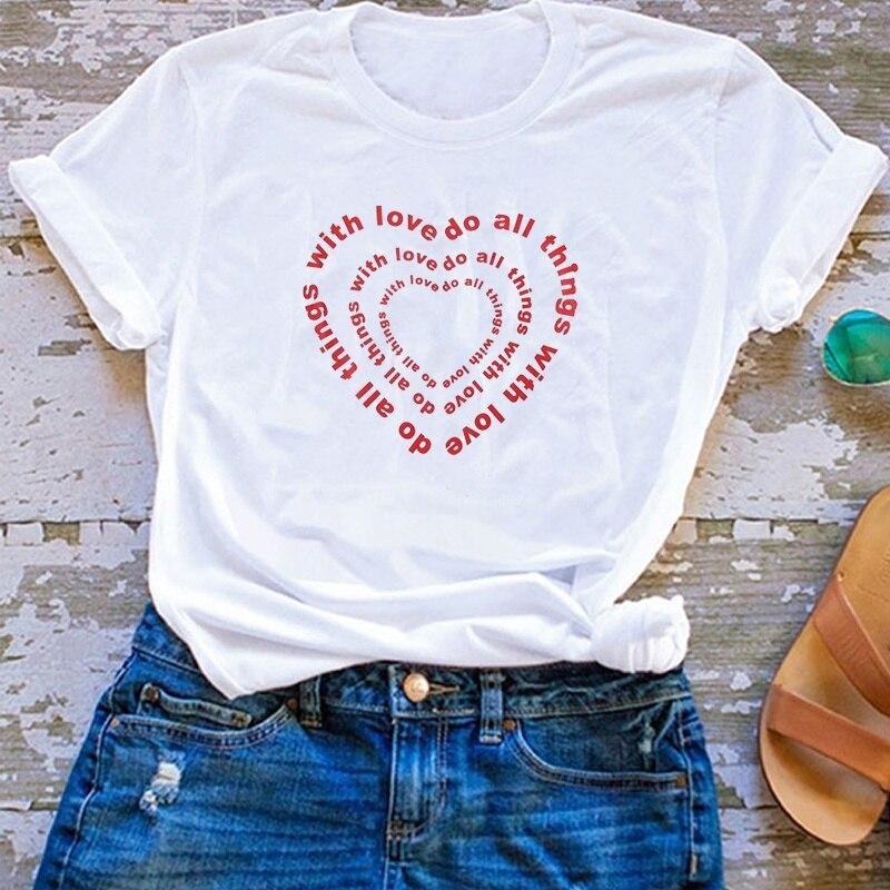 Do All Things With Love T-Shirt - Aesthetic Clothing