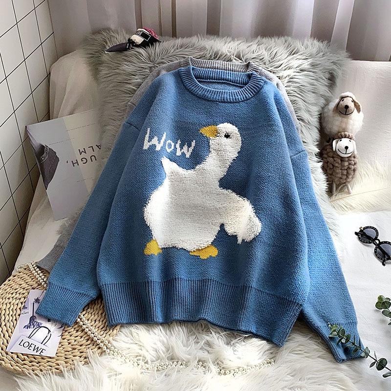Duck Sweater - Aesthetic Clothing