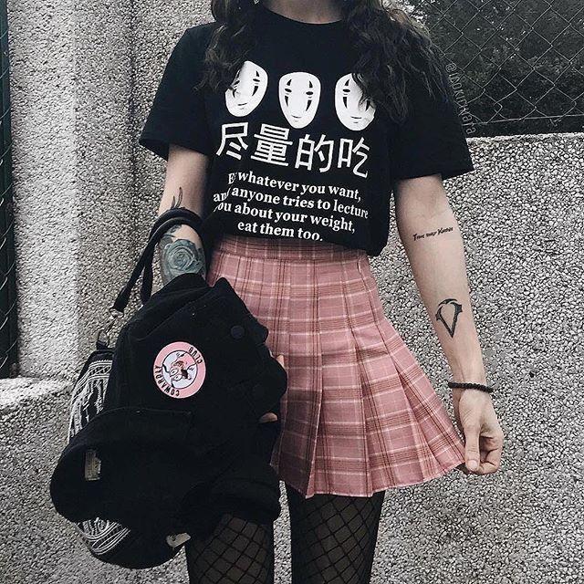 Oufits e-girl y grunge aesthetic