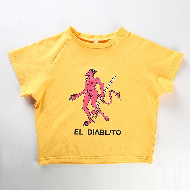 El Diablito Crop Top - Aesthetic Clothing