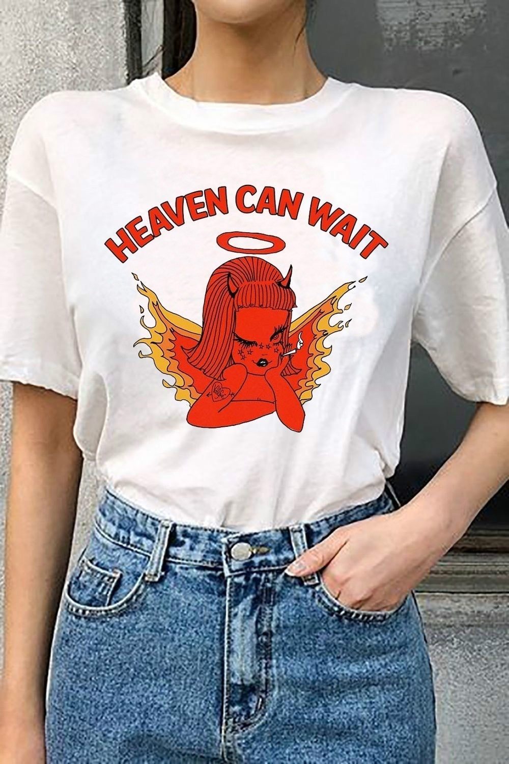 Heaven Can Wait Shirt - Aesthetic Clothing
