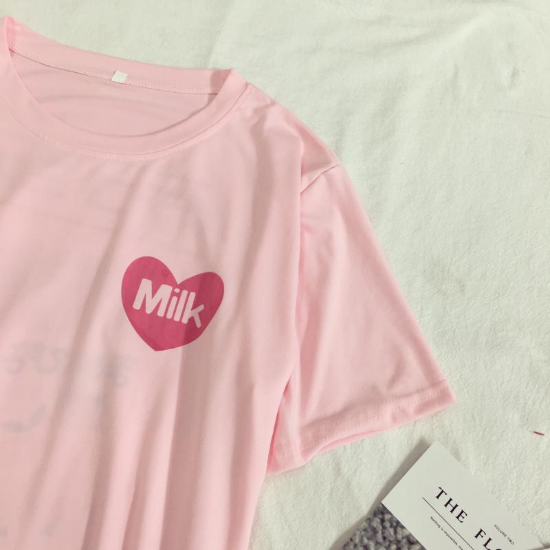 Japanese Strawberry Milk Shirt - Aesthetic Clothing