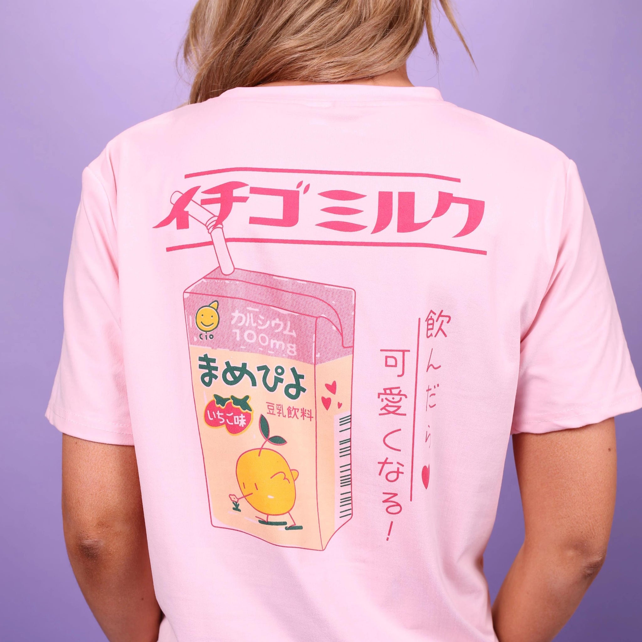 Japanese Strawberry Milk Shirt - Aesthetic Clothing