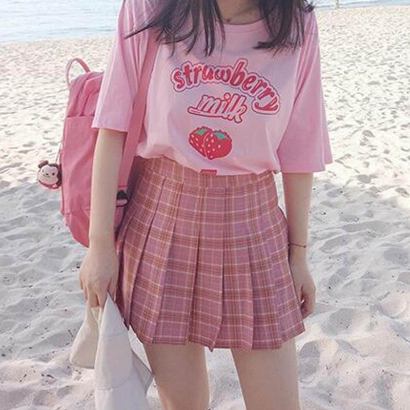 Strawberry Milk Shirt – Aesthetic Clothing