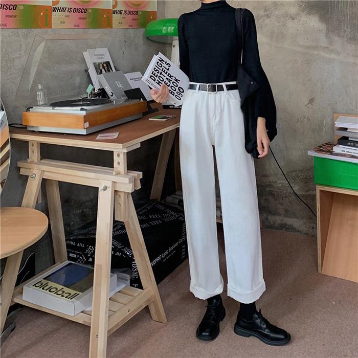 Astoria Wide Leg Jeans - Aesthetic Clothing
