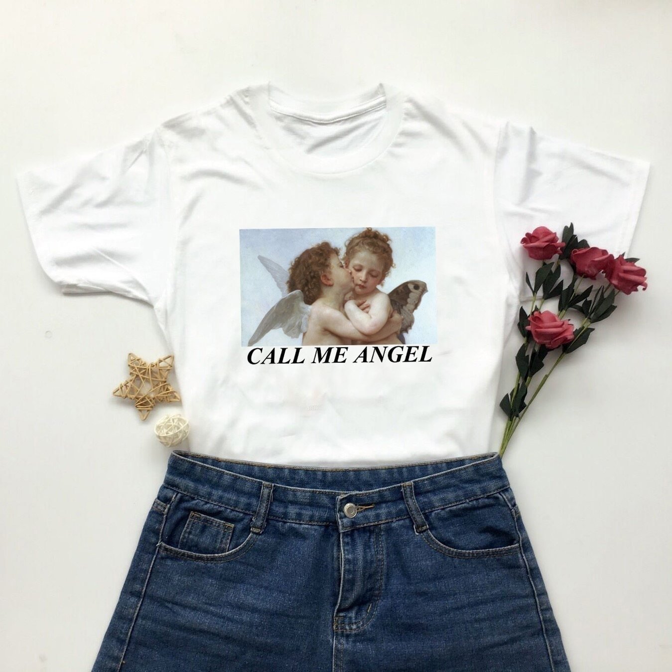 Call Me Angel Shirt - Aesthetic Clothing