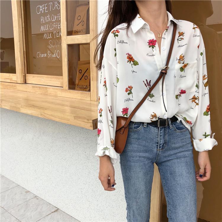 Flower Print Shirt | Boho-Chic Floral Tee for a Fresh Instagram-Ready Look