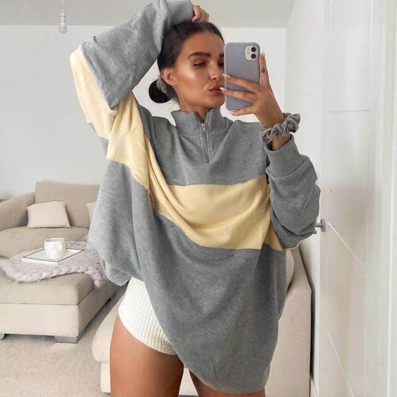 Soft Casual Oversize Sweatshirt - Aesthetic Clothing