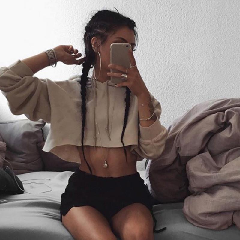 Super Cropped Hoodie - Aesthetic Clothing