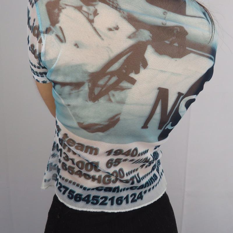 80s Mesh Shirt - Aesthetic Clothing