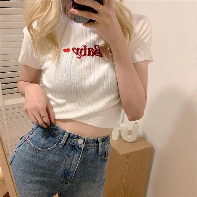 Baby Crop Top - Aesthetic Clothing