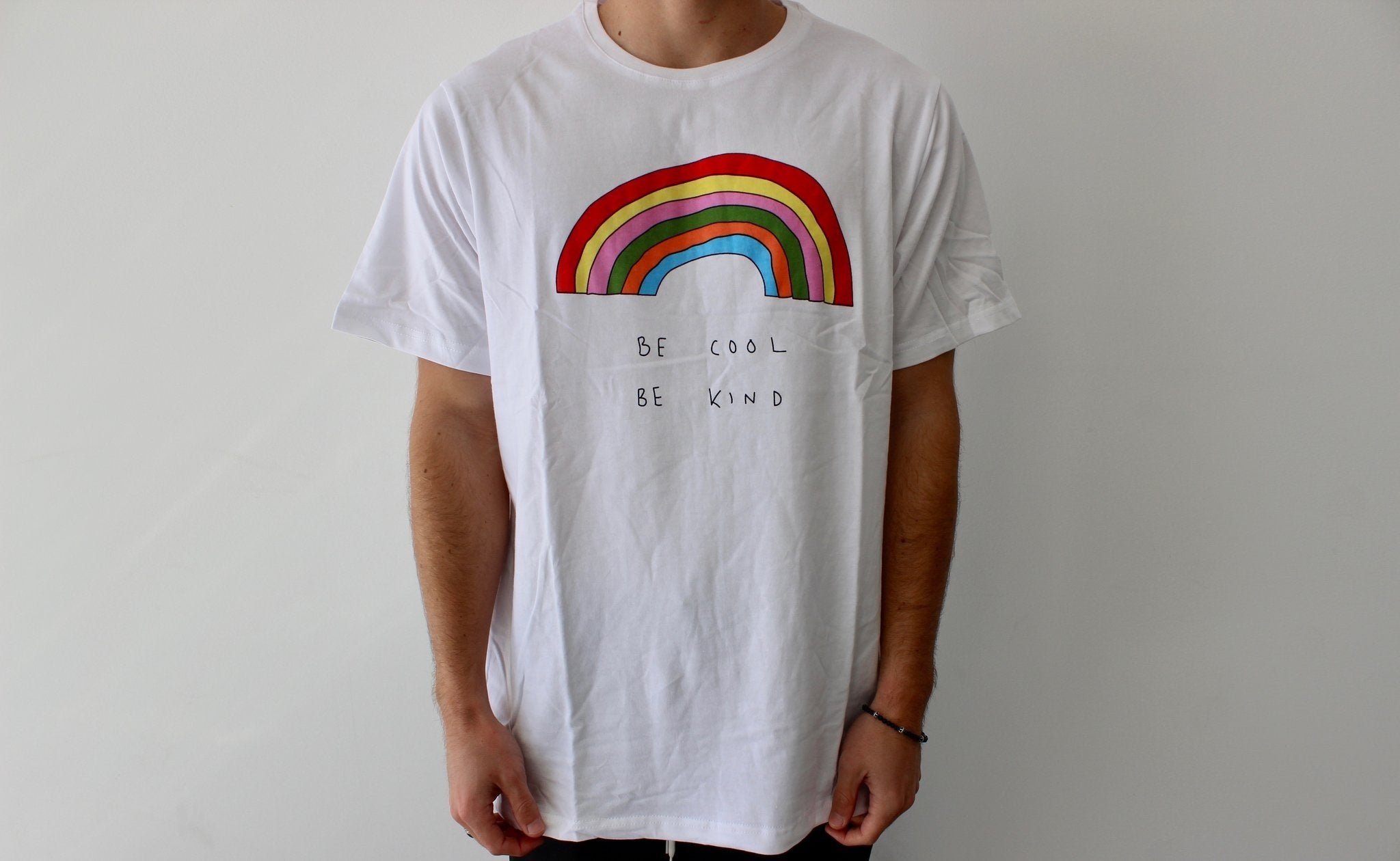 Be Cool Kind Rainbow T-Shirt - Aesthetic Clothing