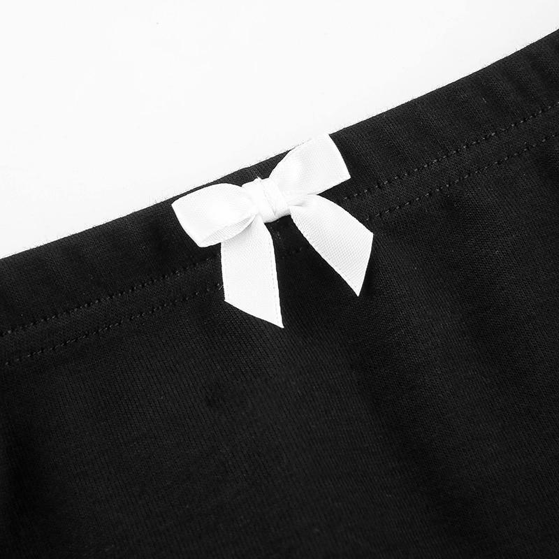 Black Lace Mini Skirt - Aesthetic Clothing