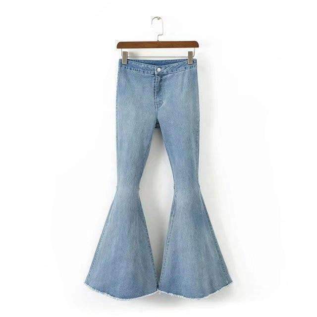 Blue Denim Skinny Jeans - Aesthetic Clothing