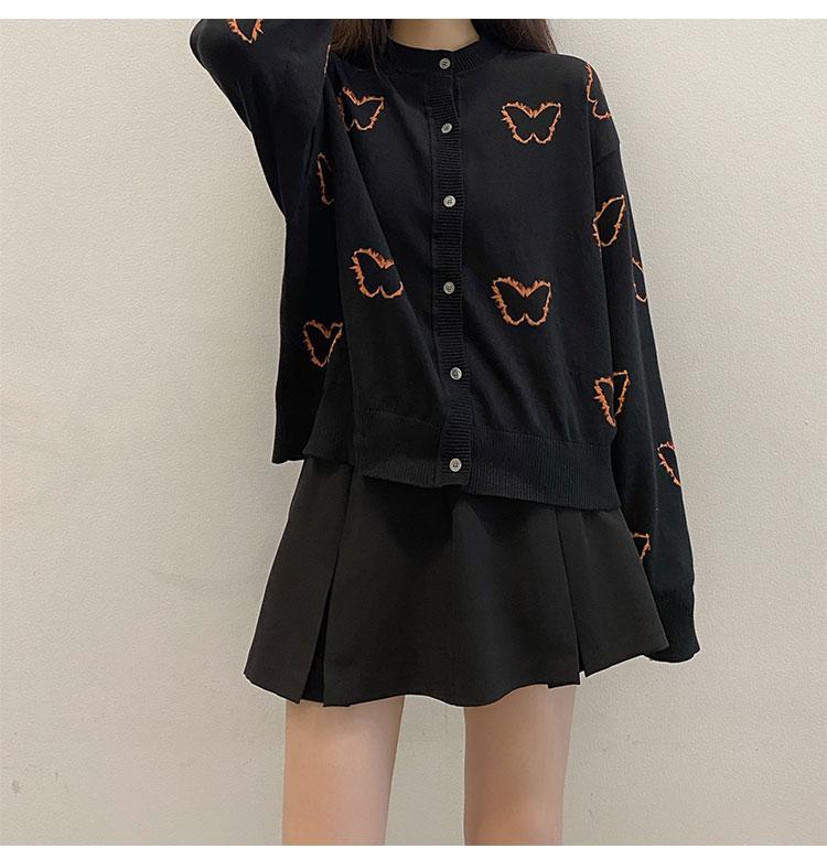 Butterfly Pattern Shirt - Aesthetic Clothing