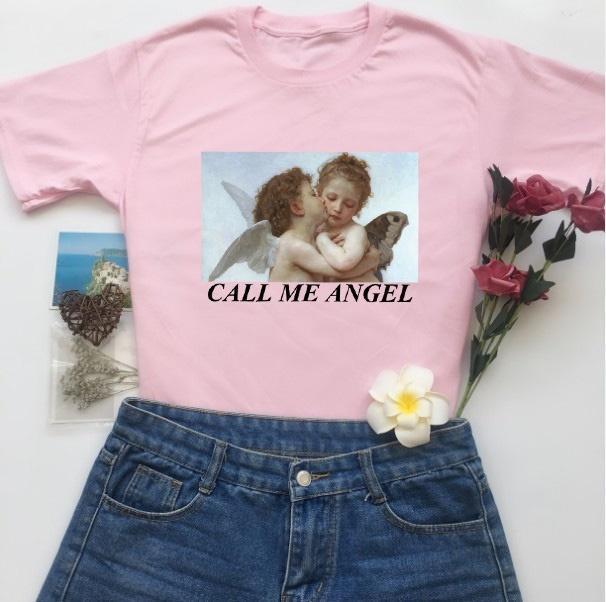 Call Me Angel Shirt - Aesthetic Clothing