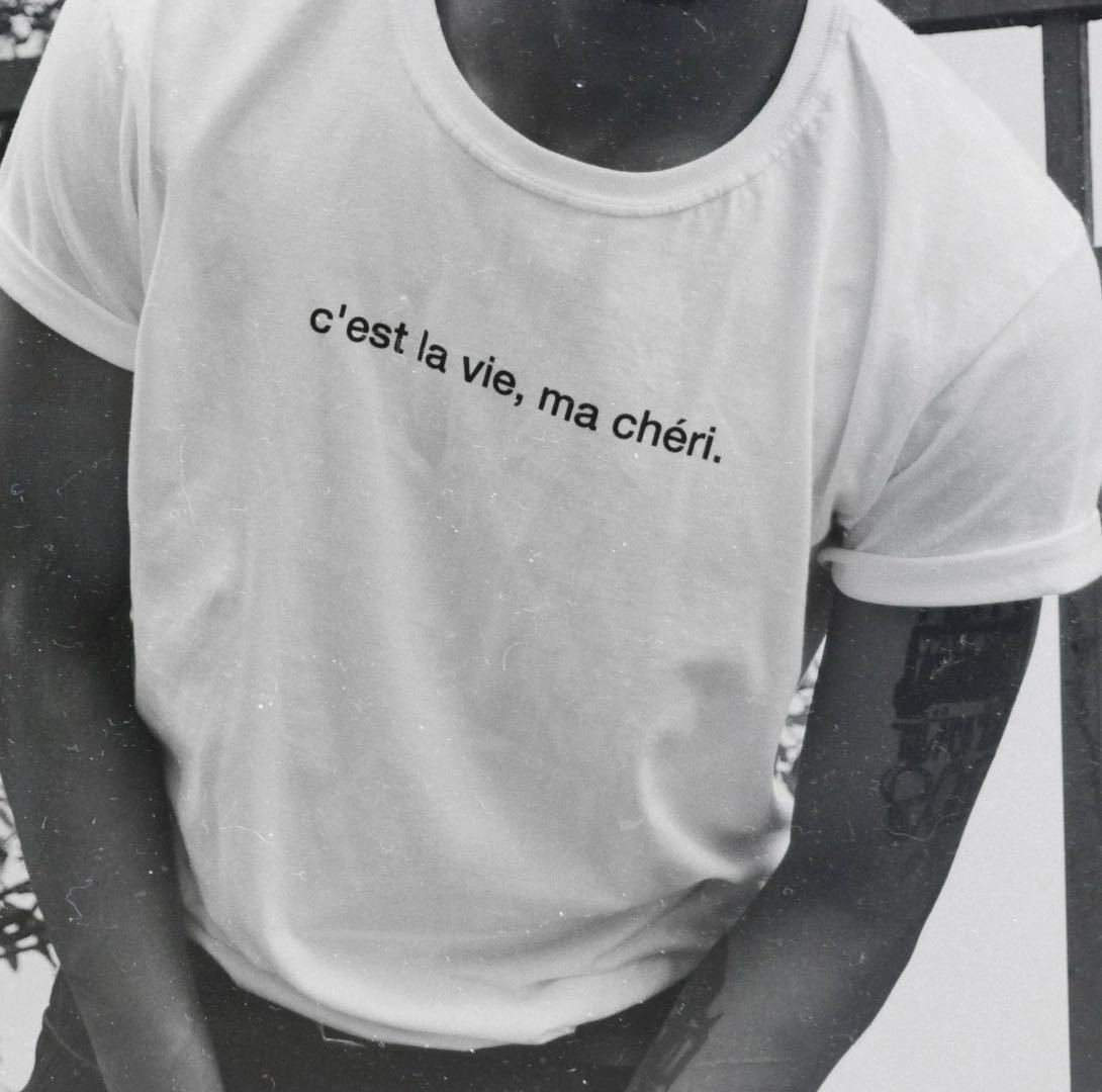 C’est La Vie Ma Cheri T-Shirt - Aesthetic Clothing