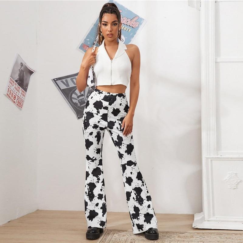 Cow Pants Women - Aesthetic Clothing
