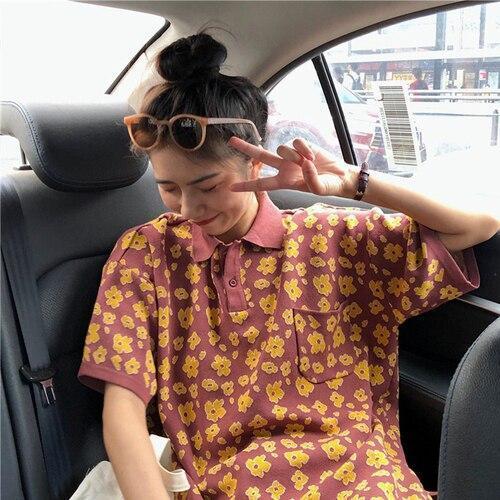 Floral Pattern Shirt - Aesthetic Clothing