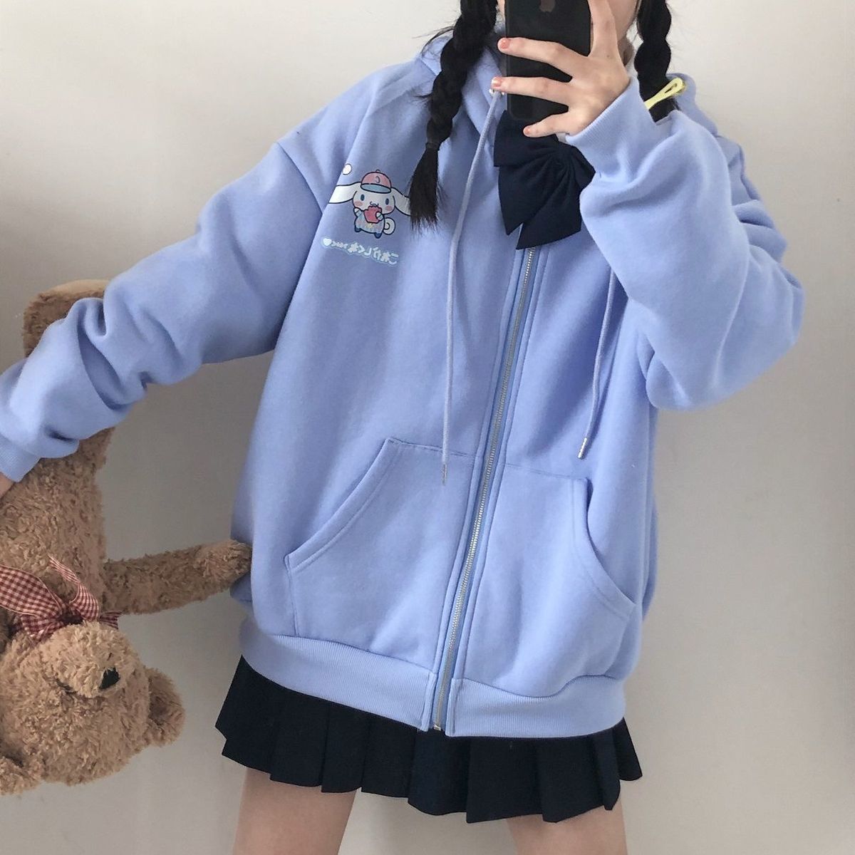 Kawaii Anime Hoodie - Aesthetic Clothing