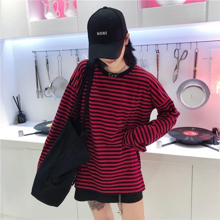 Korean Style Oversized Shirt Aesthetic Clothing