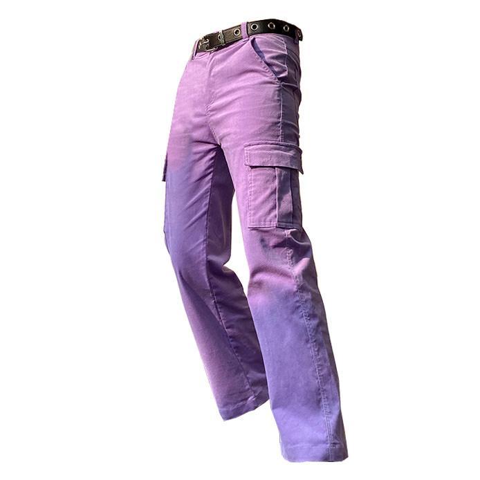 Lavender Cargo Pants - Aesthetic Clothing