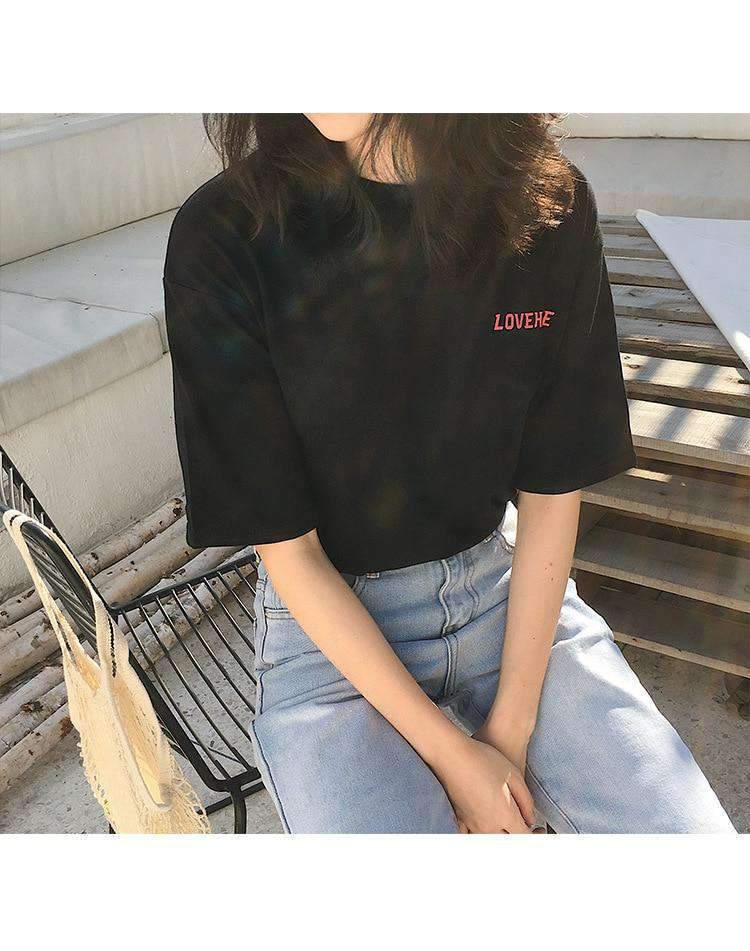 Love Hate Shirt - Aesthetic Clothing