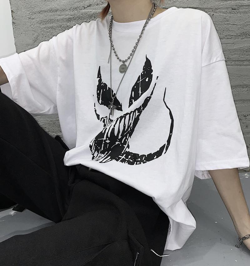 Monster Face Shirt - Aesthetic Clothing