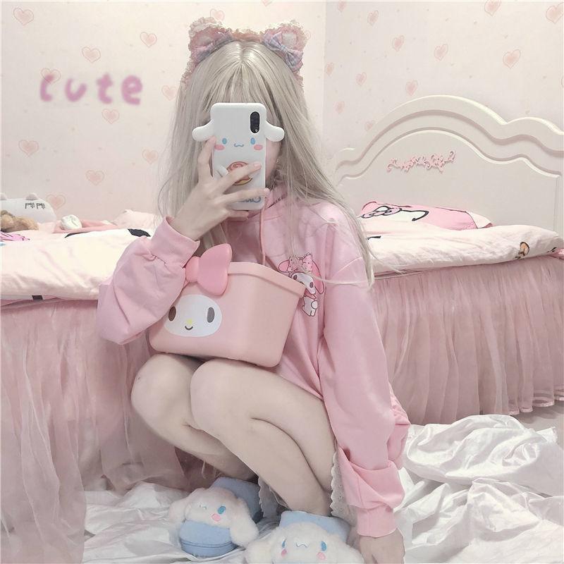 Pink Anime Hoodie - Aesthetic Clothing