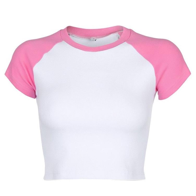 Pink Raglan Shirt - Aesthetic Clothing