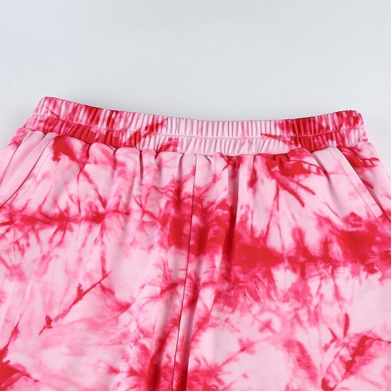 Pink Wide Leg Pants - Aesthetic Clothing