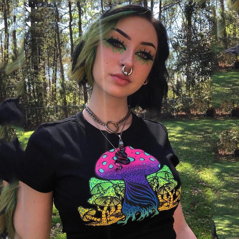 Psychedelic Mushroom Shirt – Aesthetic Clothing