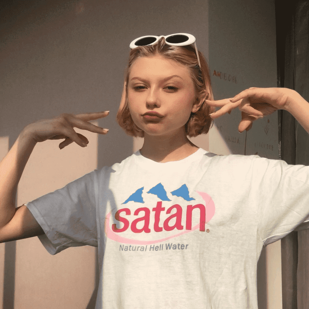 Satan Water Shirt - Aesthetic Clothing