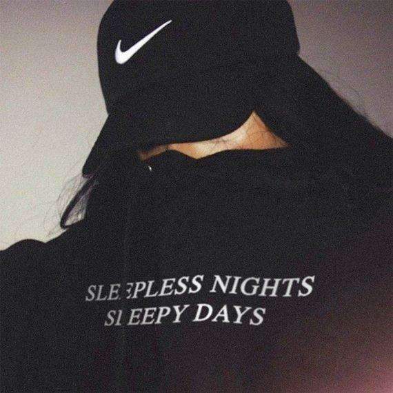 Sleepless Nights Sleepy Days Hoodie - Aesthetic Clothing