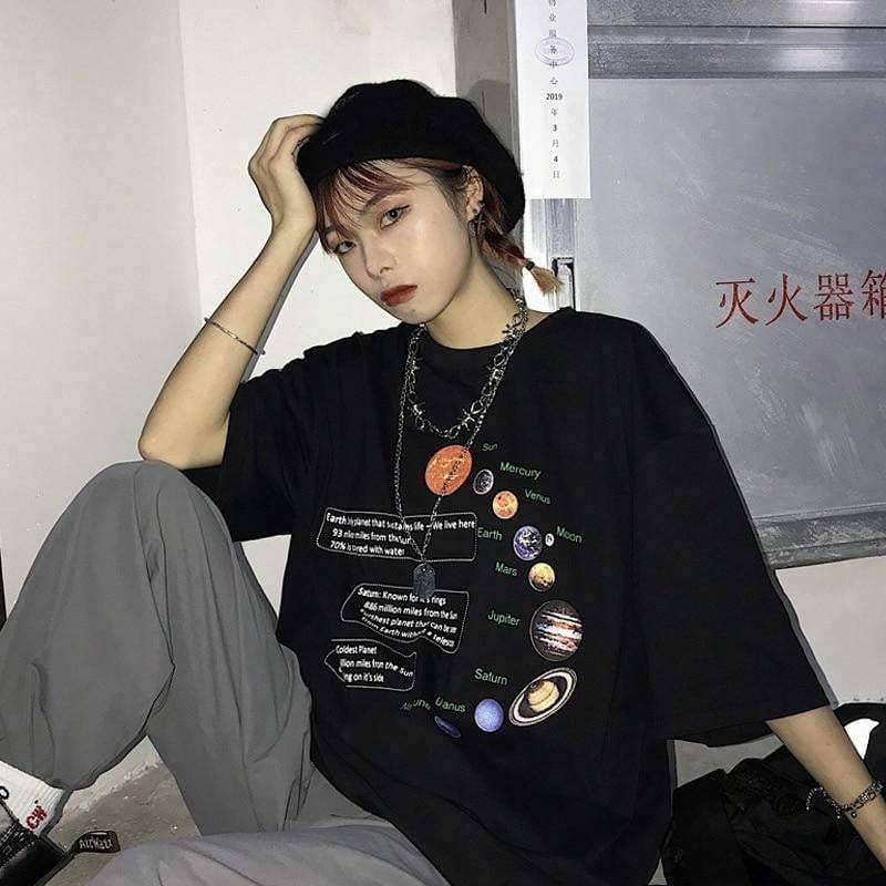 Solar System Shirt - Aesthetic Clothing