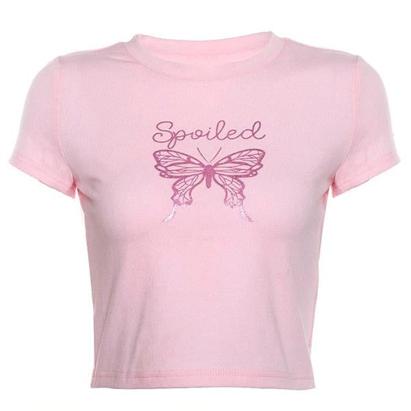 Spoiled Crop Top - Aesthetic Clothing