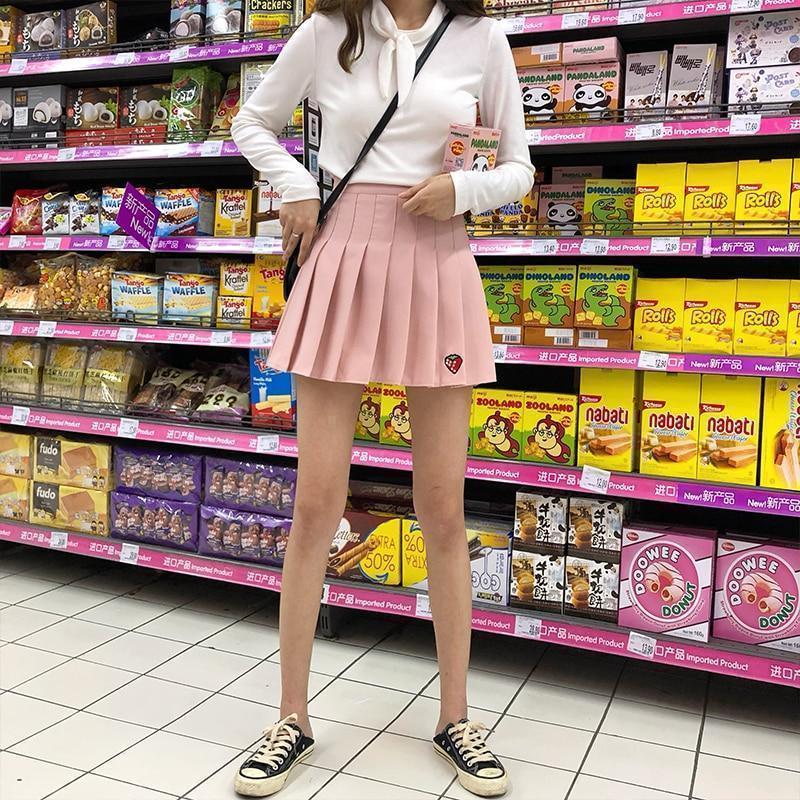 Strawberry Skirt - Aesthetic Clothing