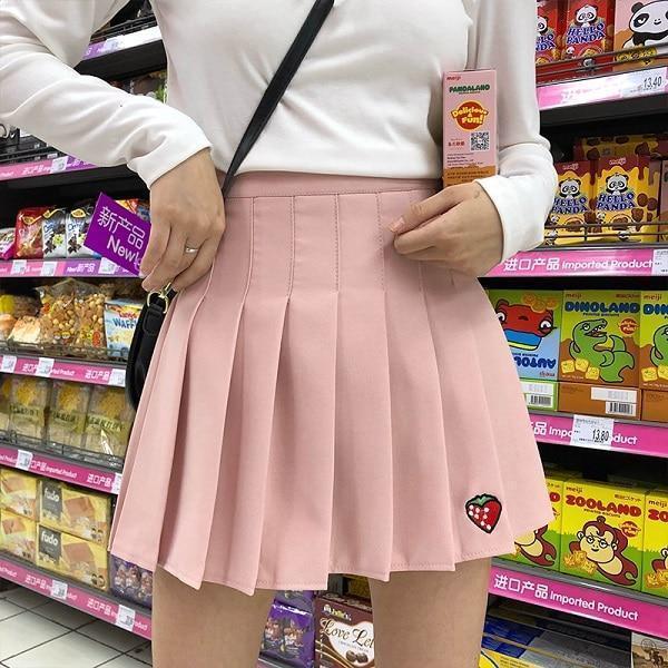 Strawberry Skirt - Aesthetic Clothing